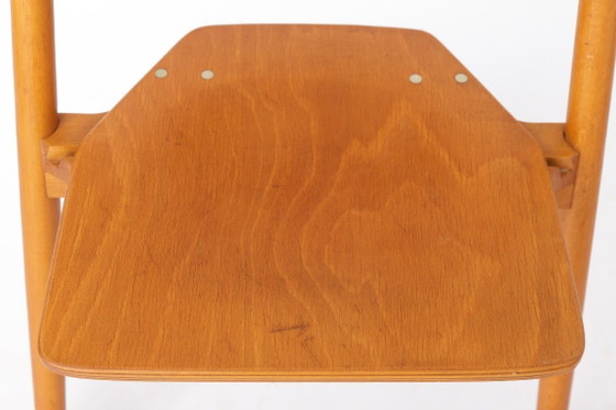 Vintage Hiller Folding Chair | German Beech Wood Chair | Space-Saving Mid-Century Design, 1970s (photo 3 of 12)