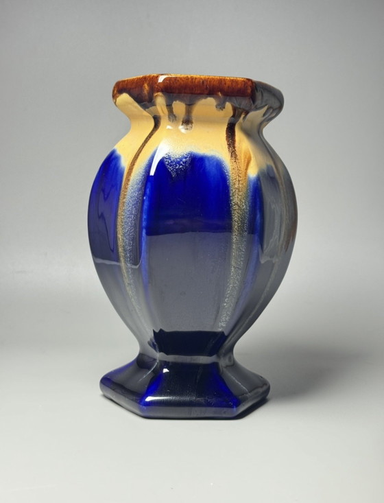 Art Deco Vase — Faïencerie de Thulin, Belgium, 1920s–1930s – Ceramic (photo 3 of 13)