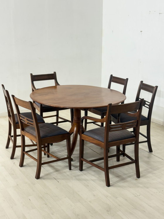 Bellissima sedia da pranzo inglese | Sedia da scrivania | Sedia in mogano | Sedie vintage – Sedie da camera (photo 9 of 9)