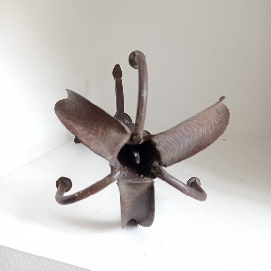 Image 1 of Brutaliteit Smeedijzeren Kandelaar