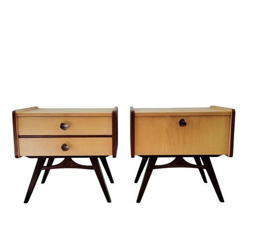 Vintage,set of 2 nightstands, 1960s