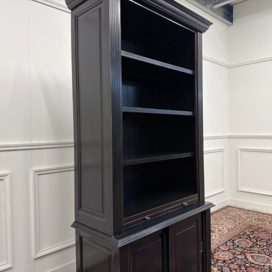 Libreria classica inglese nera – Librerie, Legno (photo 7 of 14)