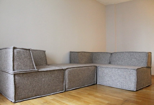 Nieuwe, modulaire bank, daybed in vintage mid-century design.