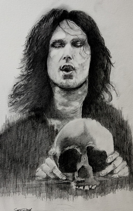 Original Pencil Drawing – schilderijen tekeningen, Paper