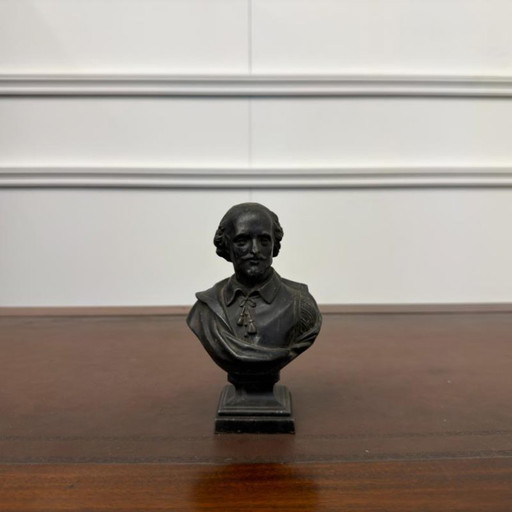 Esculturas de bronce antiguo William Shakespeare