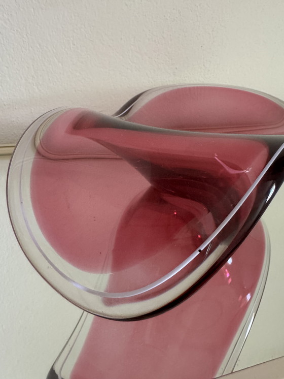 Image 1 of Paul Kedelv Scandinavisch geblazen glazen schaal uit de jaren 50