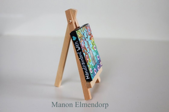 Image 1 of Unique Hand-painted Painting incl. Donkey Hare