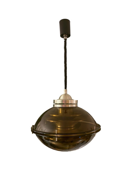 Lampada a sospensione vintage Herda Space Age – Anni '70 – Pendant – Plafoniere, Aluminium, Plastic (photo 2 of 7)