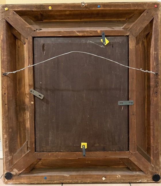 Image 1 of Zacharia Noterman (1823 - 1890) - dipinto ad olio del XIX secolo