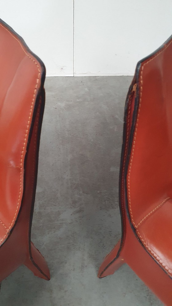 Mario Bellini Cassina CAB Lounge Chaises Design Vintage – Fauteuils, Leather (photo 9 of 21)