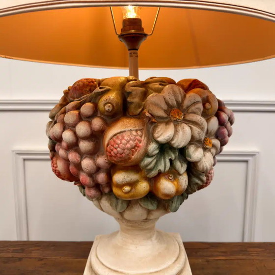 Lampe Capodimonte italienne classique, Céramique (photo 5 sur 6)