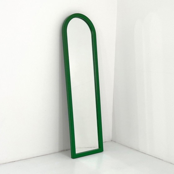 Groene Lijst Spiegel van Anna Castelli Ferrieri voor Kartell, jaren 80 – Glass, Plastic (photo 2 of 6)