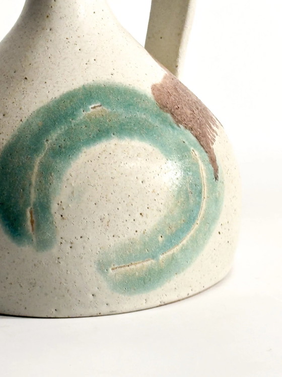 Bruno Gambone, bemalter Keramikkrug/Vase aus den 1970er Jahren – Dekorative Objekte, Ceramic (photo 7 of 14)