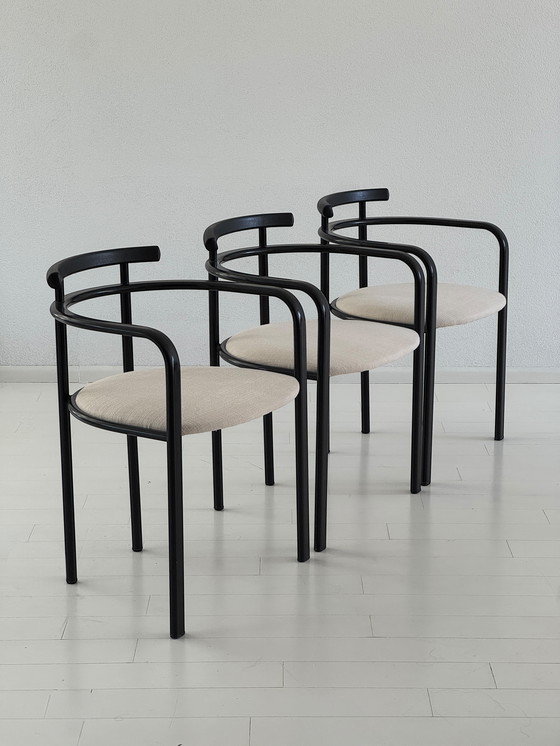 Image 1 of 6x Eetkamerstoelen ‘Segis’ Carlo Bambino Voor Martina