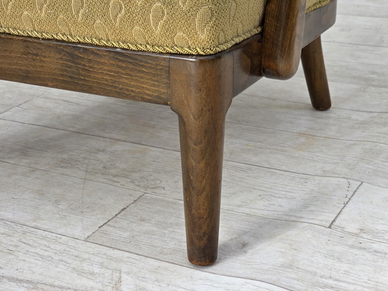 Image 1 of Poltrona danese degli anni '60 di Slagelse Møbelværk, modello 157, velluto