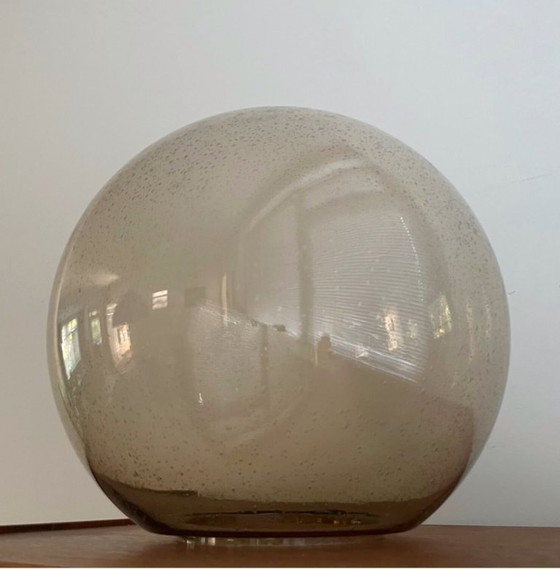 Image 1 of Raro conjunto de grandes apliques de pared, Glashütte Limburg, Alemania, década de 1970