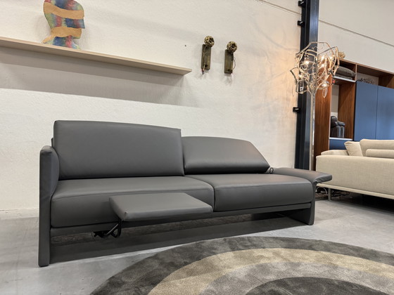 Image 1 of Rolf Benz Cara Sofa, graues Leder, 220