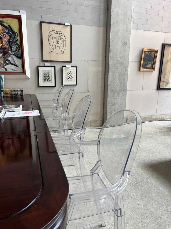 Image 1 of Ghost Chairs von Kartell, entworfen von Philippe Starck