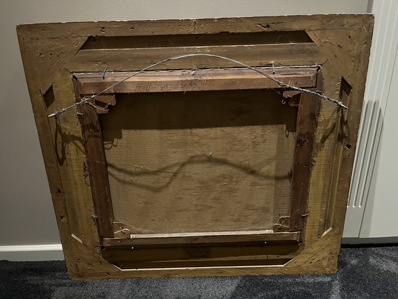 Beautiful Painting Hendrik Weegewijs – Paintings & Drawings, Canvas (photo 4 of 5)