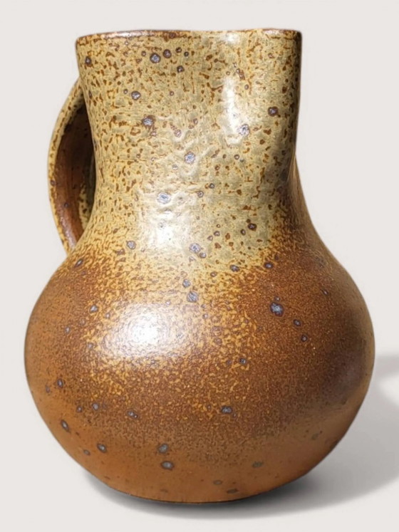 Jarra de gres Michel Dumont / Puisaye – Vasos y jarras, Porcelain, Vintage (photo 5 of 9)
