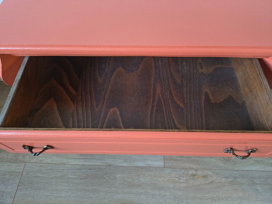 Commode en terre cuite / Commode vintage – Buffet bas, Wood (photo 6 of 7)