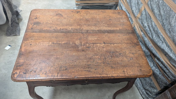 Image 1 of Tavolo Rettangolare Piano in legno XVIIII Secolo