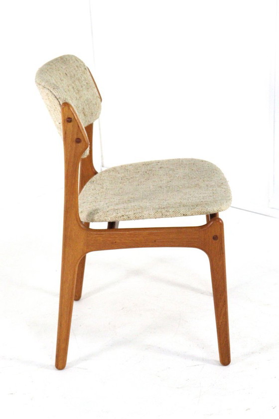 Image 1 of Ensemble de 6 chaises Erik Buch pour O.D. Mobler modèle 49 vintage