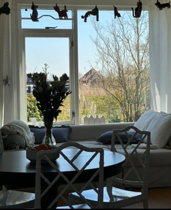 Image 1 of 4x Chippendale Esszimmerstühle Weiß