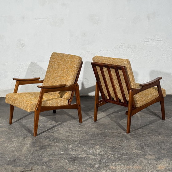 Coppia di Poltrone rumene stile "Centa", anni '60 – Legno (photo 10 of 14)