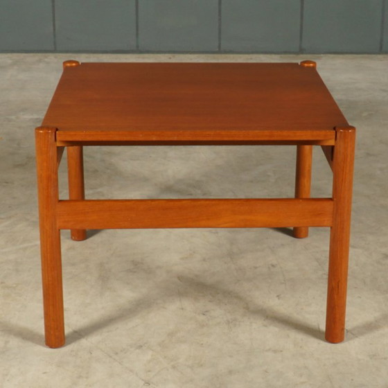 Set da salotto danese – Due poltrone con tavolino – Anni '70 – Textile (photo 17 of 19)