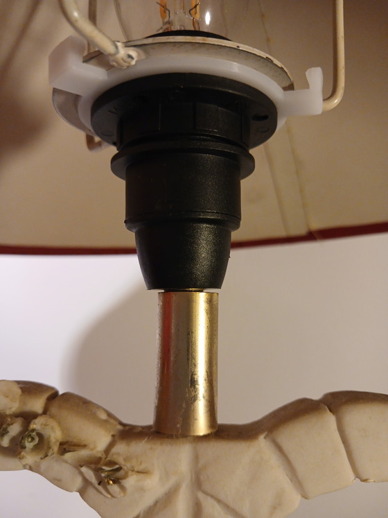 Rare lampe traversante en oxolyte Giuseppe Armani l arte nel mondo Florence 50 cm Capodimonte (photo 7 of 15)