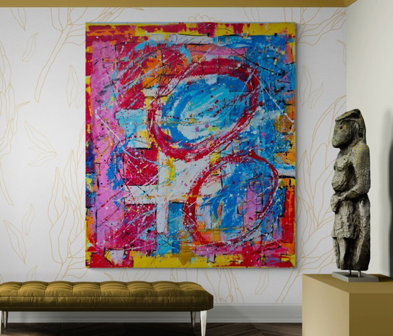 Image 1 of Jovan SRIJEMAC – Wandering Thoughts XXL – Künstler-Leinwand