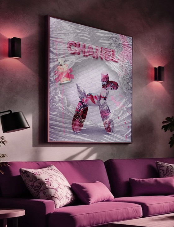 Image 1 of Édition limitée : Wrapped Woof – Édition CHANEL | 140 x 140 cm | 2025 (Ori, 1983)