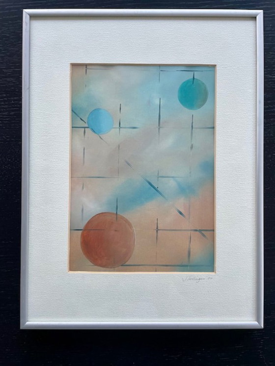 Image 1 of Duo abstracte schilderijen Terlingen (2000)