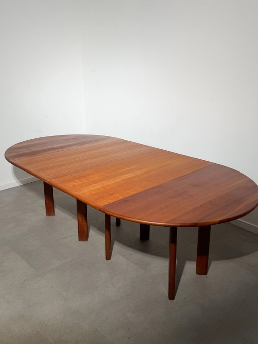 Table de Salle à Manger Extensible Hédem Team – Fabriquée en Belgique, années 80