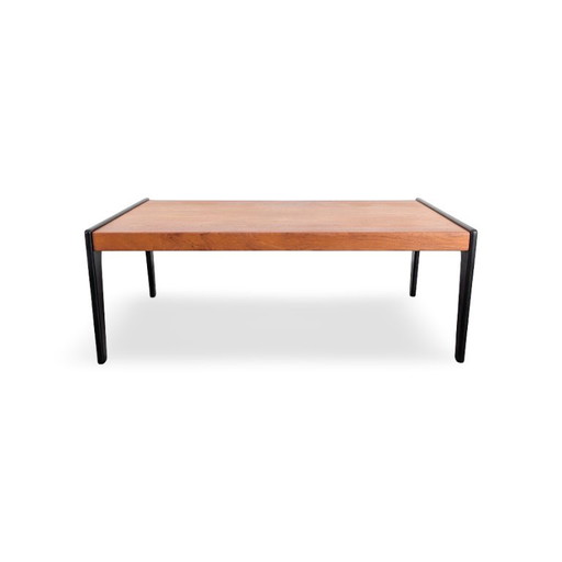 Midcentury Couchtisch Lang Teak Midmod MCM Vintage Coffee Table – salontafels, Wood