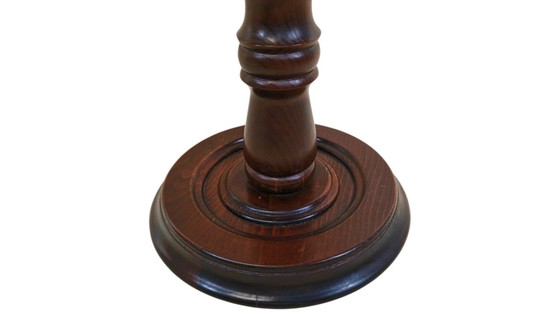Image 1 of Antique mahogany Barley Twist Plant Stand