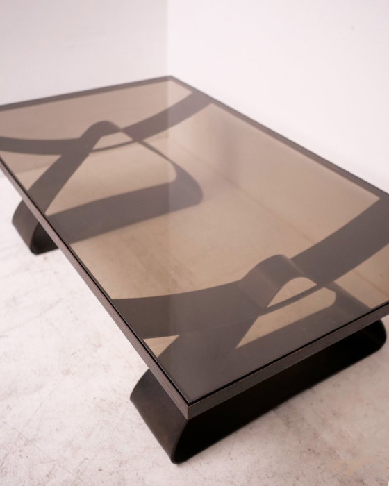 Image 1 of sculptural coffee table, 1970s design