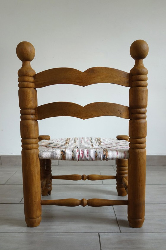 Image 1 of Sedia brutalista attribuita a Charles Dudouyt, anni '40