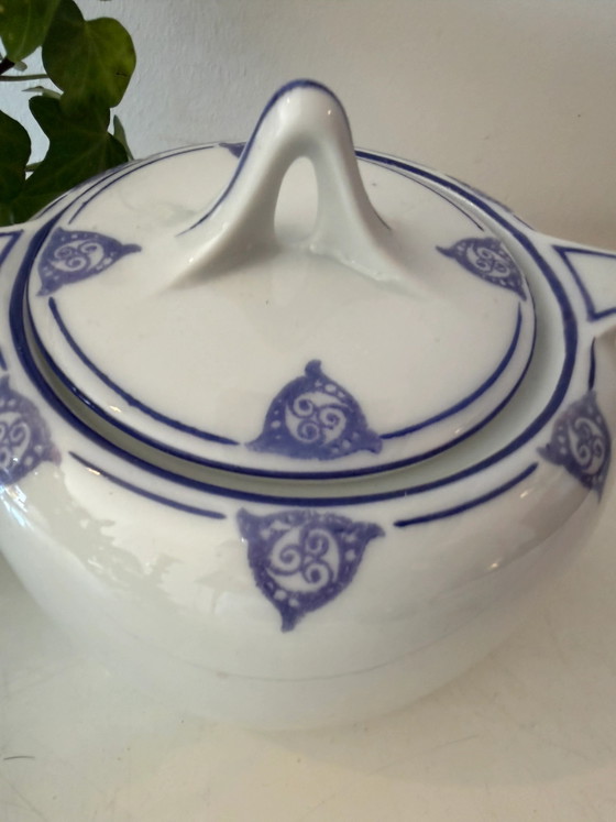 Zuccheriera in Porcellana Blu e Bianca – Stoviglie, Porcelain, Klassiek (photo 5 of 6)