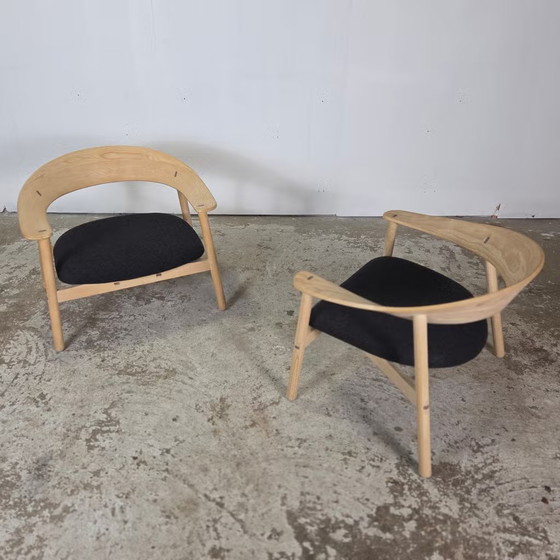 Henrik Bonnelycke, modèle # 102 Lounge Chair Design Danois, Fauteuils, Bois, Noir (photo 6 sur 17)