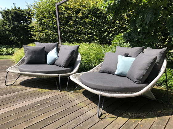 Image 1 of 2x Borek Pasturo dagbed met zitkussen & 10 kussens