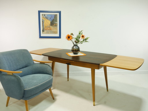 Table basse vintage - hauteur réglable, années 60, Germany