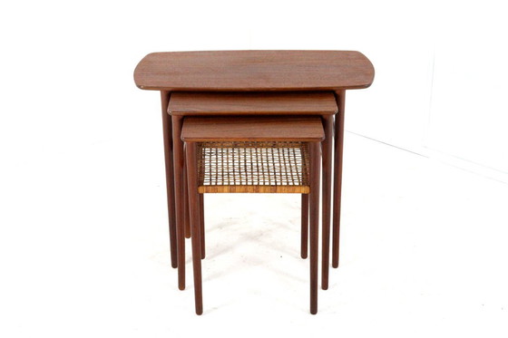 Image 1 of Set nesting tables bijzettafels Deens 'Sunds' vintage