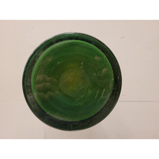Image 1 of Vintage emerald green centerpiece, Italy 1990s