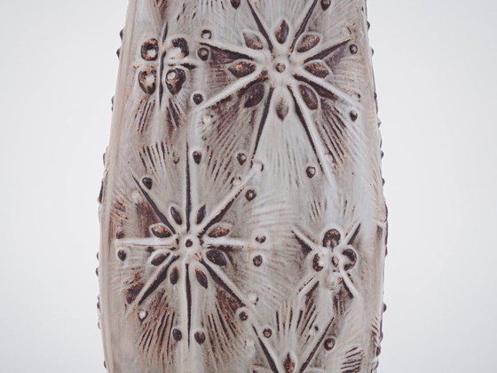 Image 1 of Beige ceramic vase, German design, 1960s, made in West Germany