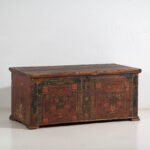 Antike Truhe mit Blumenmotiven (ca. 1920) #39 – Aufbewahrungsschrank (photo 6 of 40)