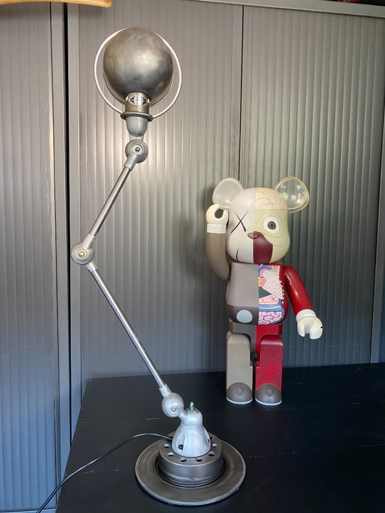 Image 1 of Jieldé 2-arm lamp with matte industrial vintage clear varnish