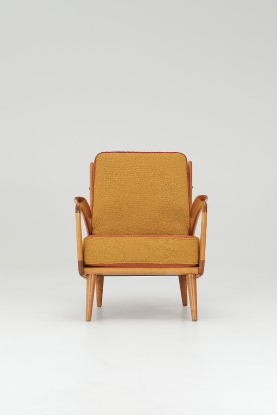 Image 1 of A pair of 1950s armchairs - B. Spuijs for 'De Ster' Gelderland