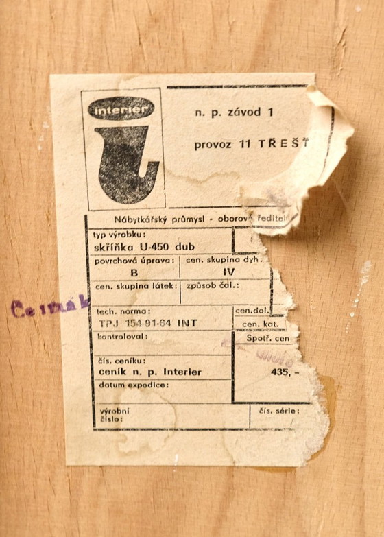 Image 1 of Vintage Sideboard U-450 by Jiří Jiroutek for Interiér Praha, 1960s, Czechoslovakia